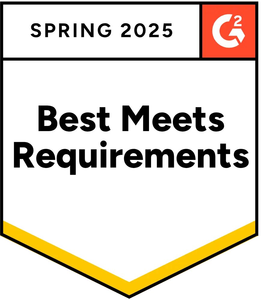 G2 Meets Requirements