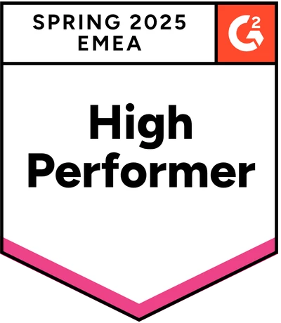 G2 EMEA High Performer Spring 2025