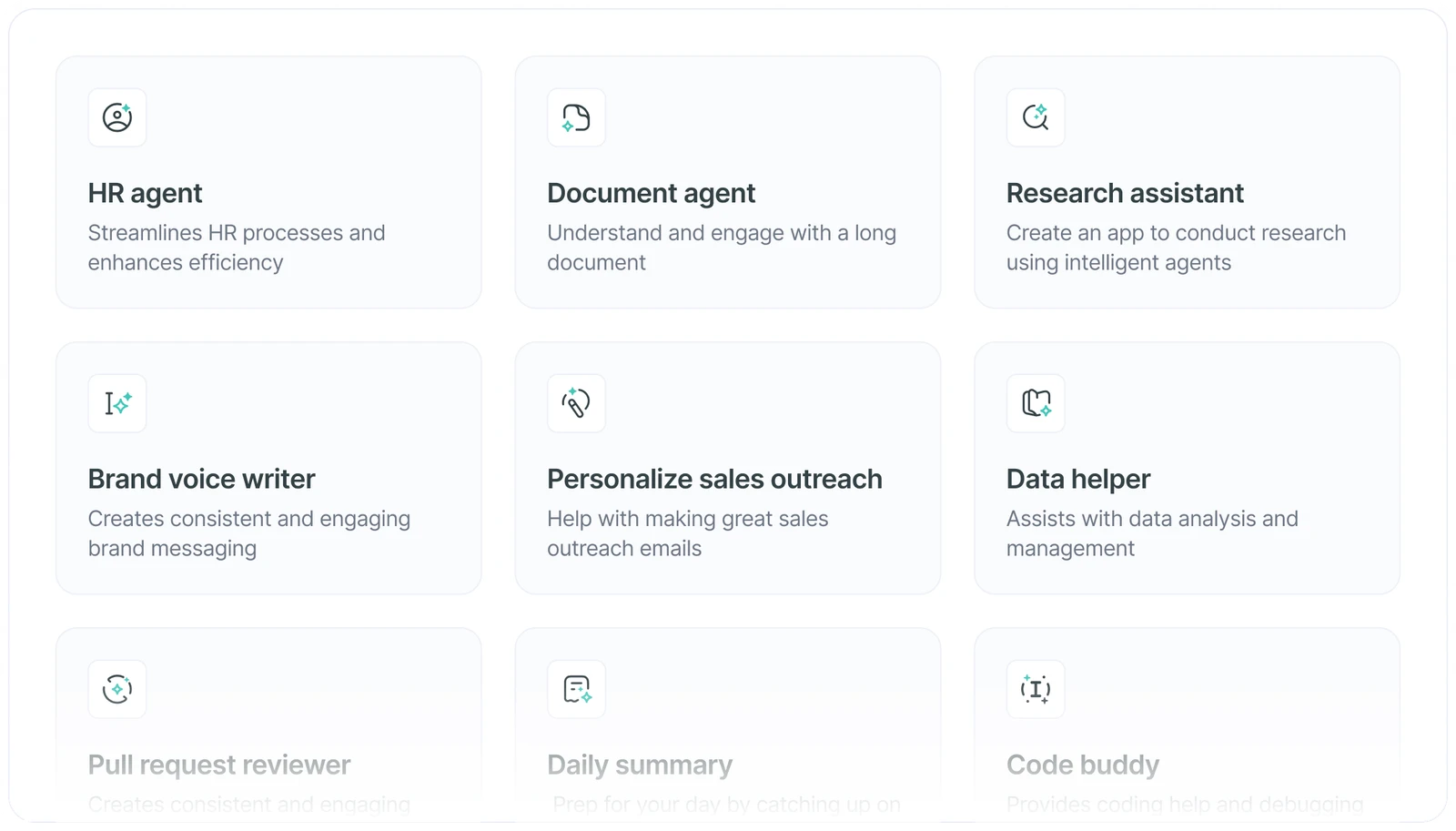 User-friendly AI agents in minutes for every team. Create, customize, and deploy with ease