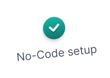 No-Code setup