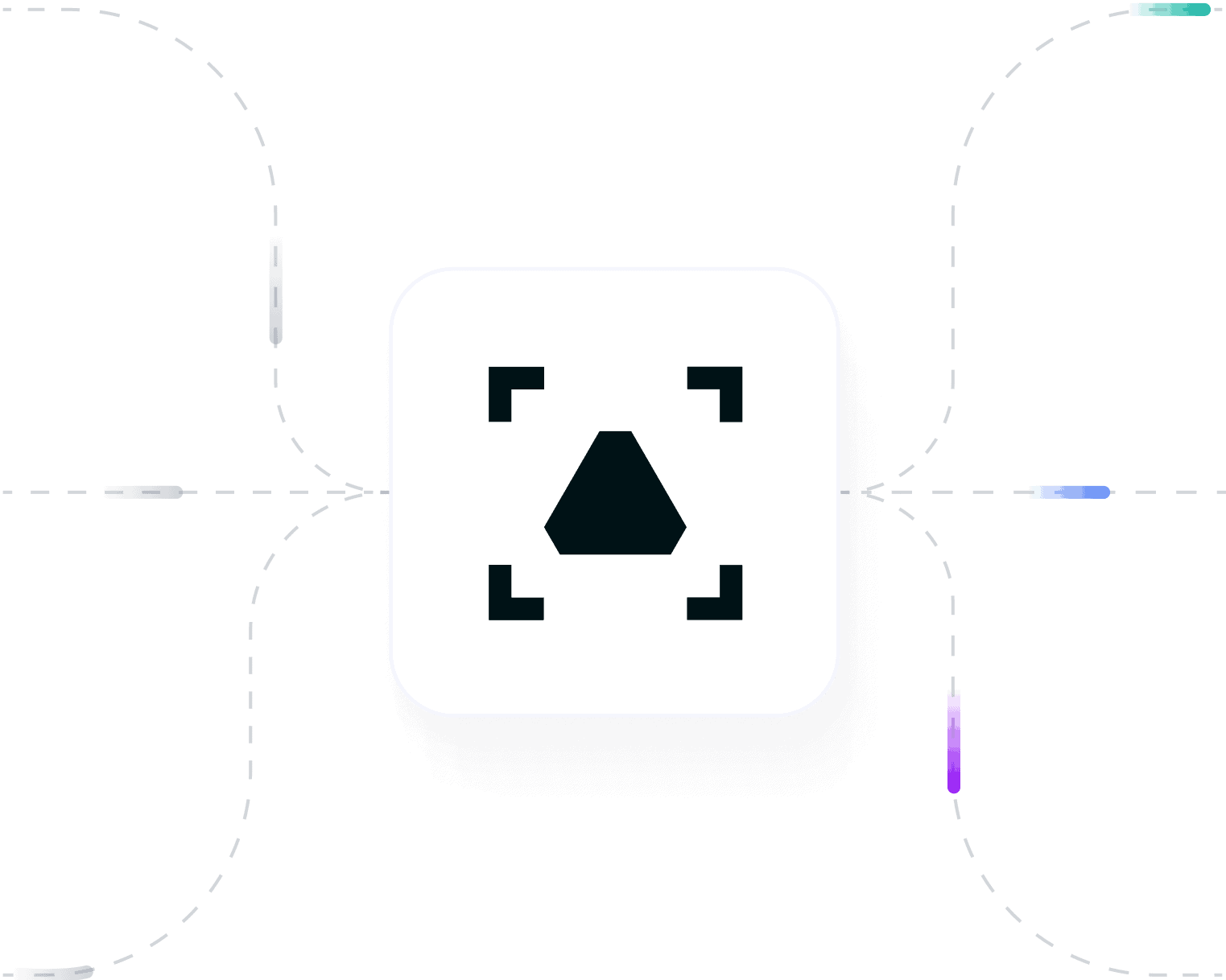Grafik eines Integrations-Hubs, der FuseBase mit den anderen Tools eines Tech-Stacks verbindet