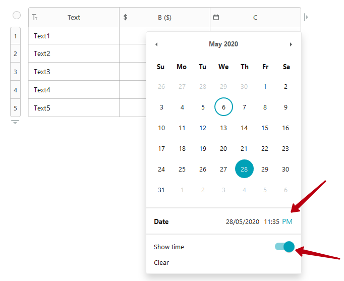 If you need to set the time as well, please enable the needed option.