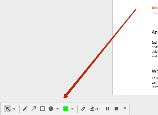 You can also erase whatever is not needed or quickly get rid of all drawn shapes at once.