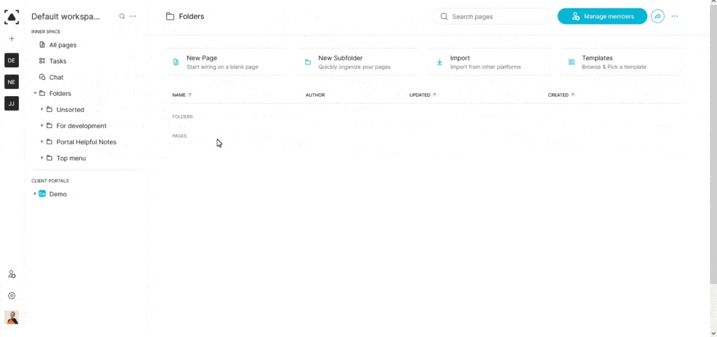 Structure in FuseBase