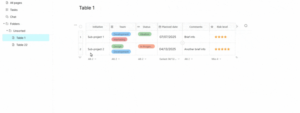 How to copy and duplicate blocks and tables