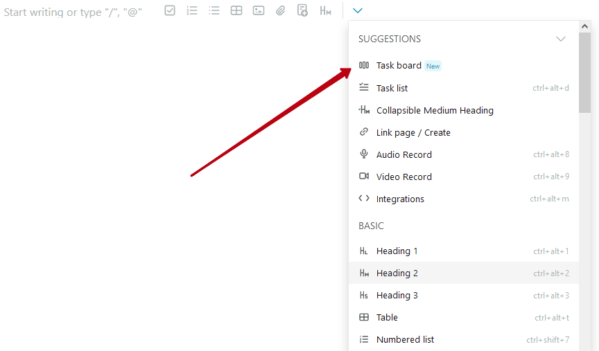 You can create an object through the menu of objects in the editor