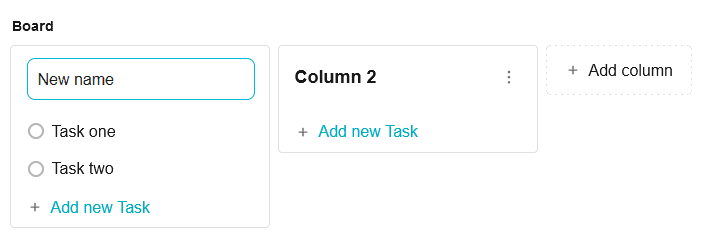 Then enter a new column name and press Enter to confirm