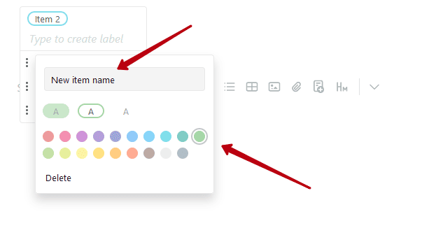The Option Name. Image by FuseBase