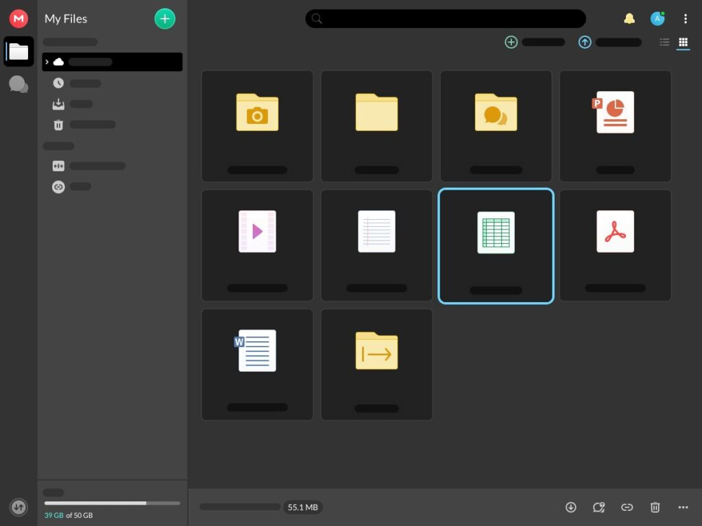 Mega is One of the Best Alternatives to Google Drive in 2023. Image powered by Nimbus Platform