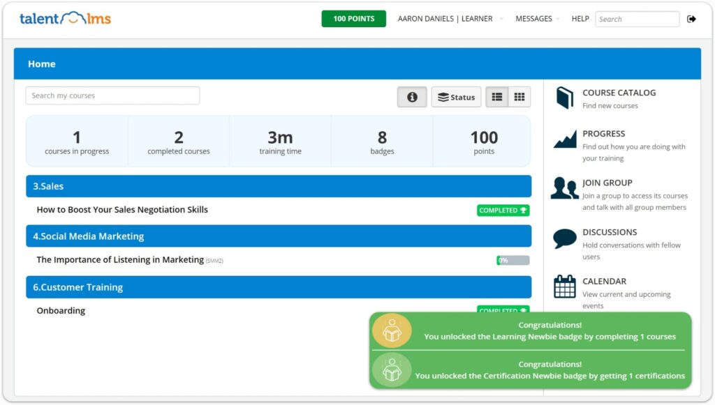 TalentLMS is In the List of Top 5 Customer Education Software Solutions in 2023. Image by Nimbus Platform