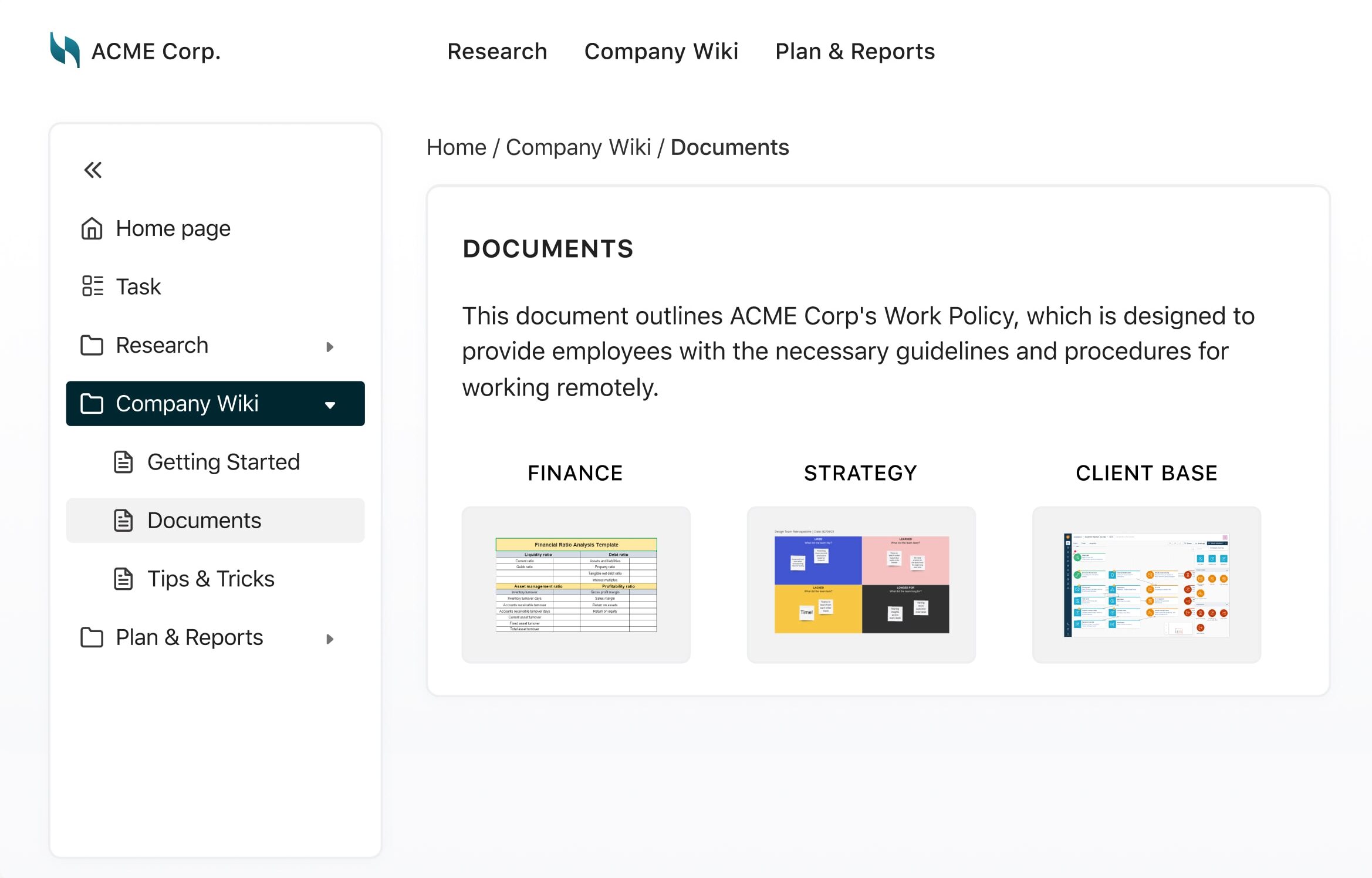 Knowledge Base in Nimbus Portals