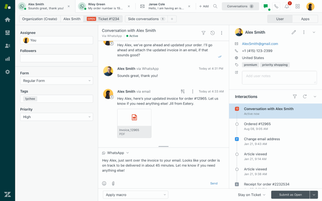 Zendesk. Bild powered by FuseBase.