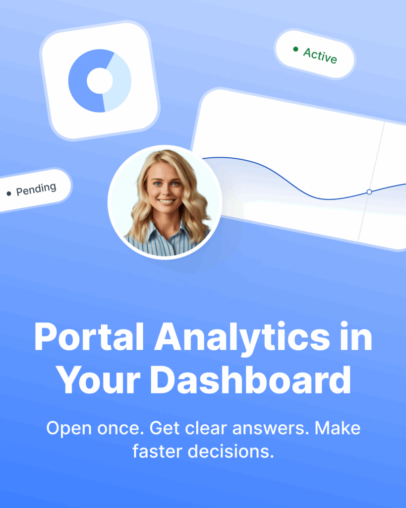 Dashboard Analytics. Image powered by FuseBase.