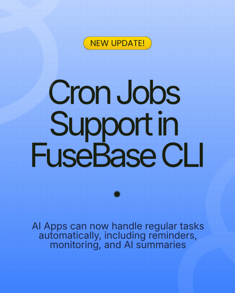 Cron Jobs Support in FuseBase CLI. Image powered by FuseBase.