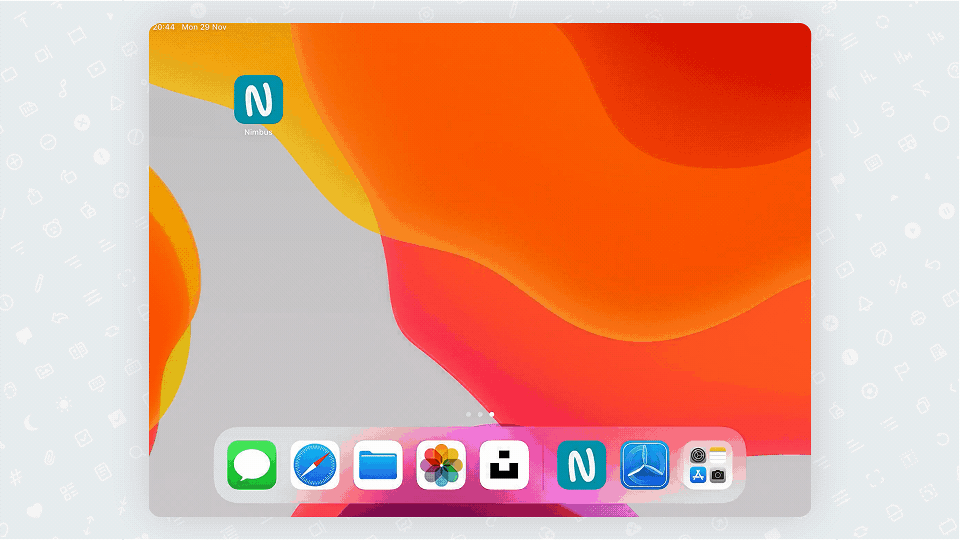 Split mode ipad