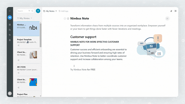 Add buttons to give your notes commercial power